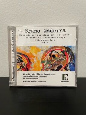Bruno Maderna Molino Orvieto Rapetti CD Classical Concerto Serenata Stradivarius